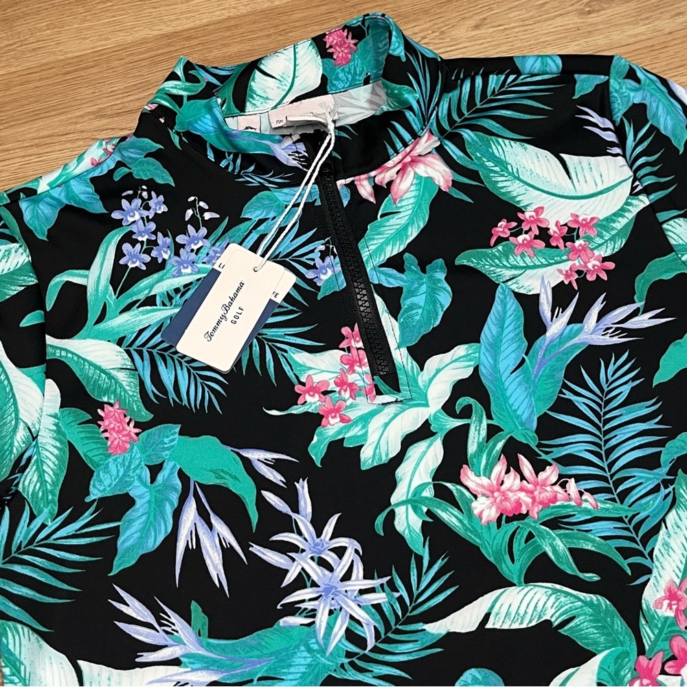 Tommy Bahama Women's XS Tropical Golf‎ Tennis Active Dress With Black Shorts NWT
